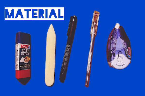 Meine Zine-Materialien