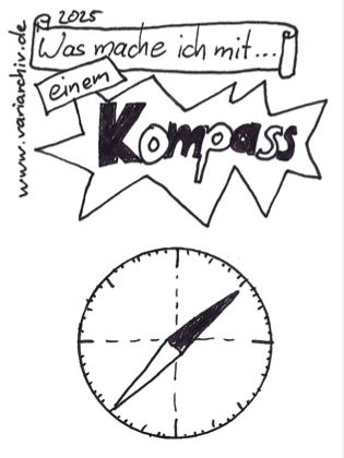 Was mache ich mit einem Kompass?