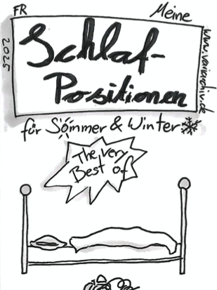 Meine Schlafpositionen