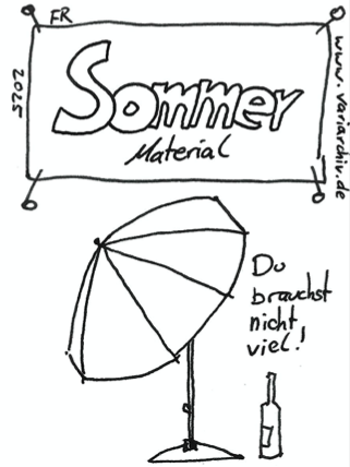 Sommermaterial